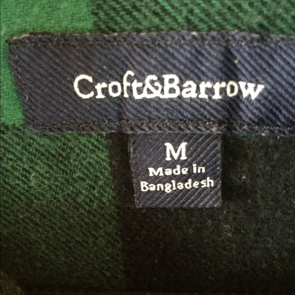 Croft and barrow flannel shirt - Picture 2 of 4